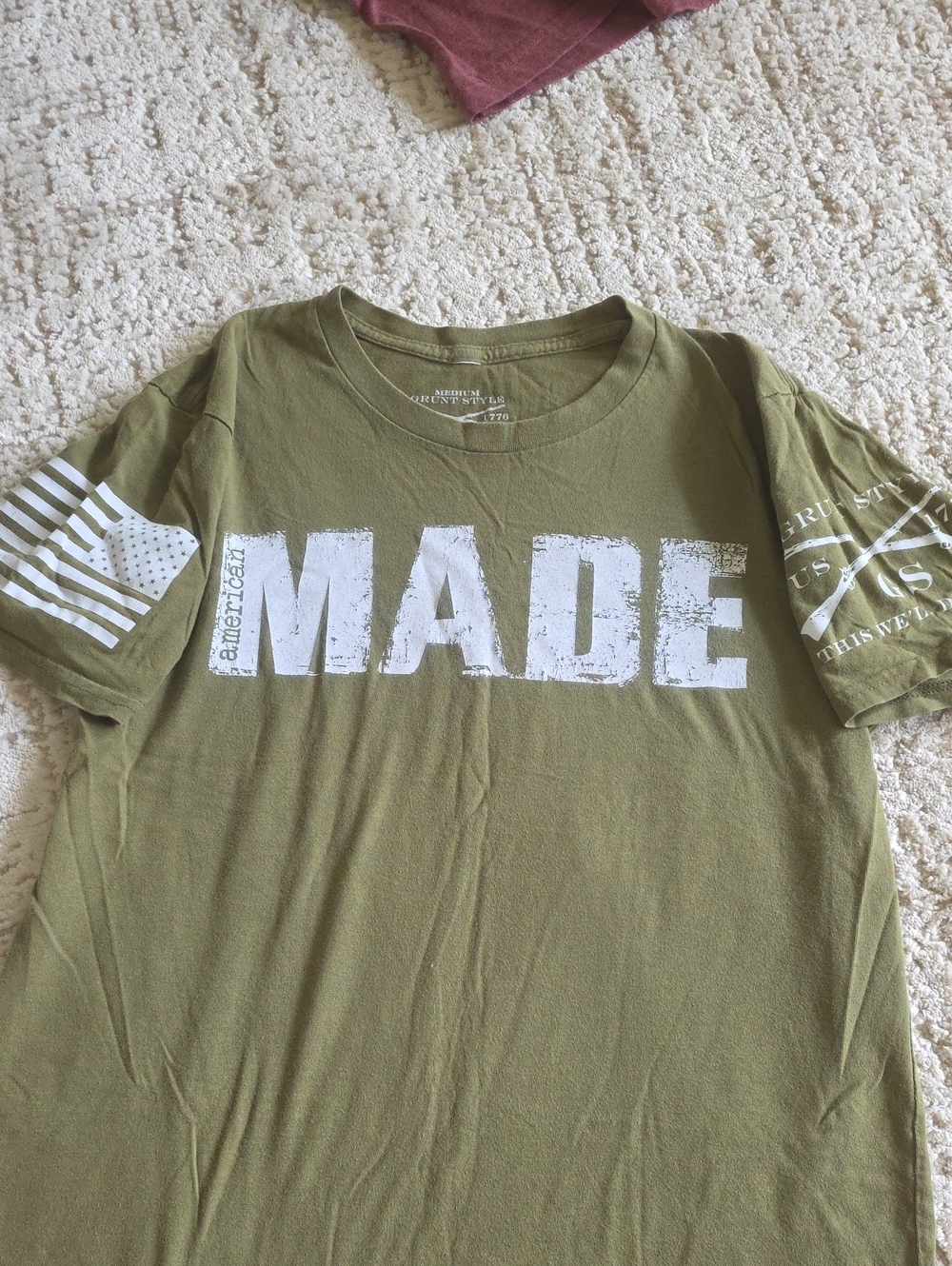 Grunt Style MADE Graphic Tee - Olive Green